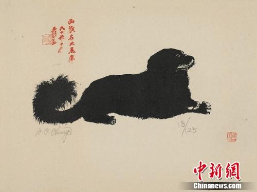 张大千丝网版画艺术_张大千后代张轶凡_张大千艺术成就分析