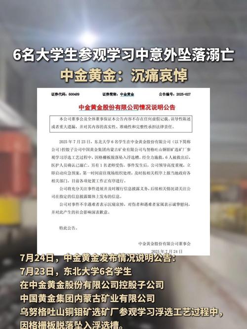 中金黄金事故_内蒙古矿业有限公司浮选槽事故_中金黄金股票能退市么