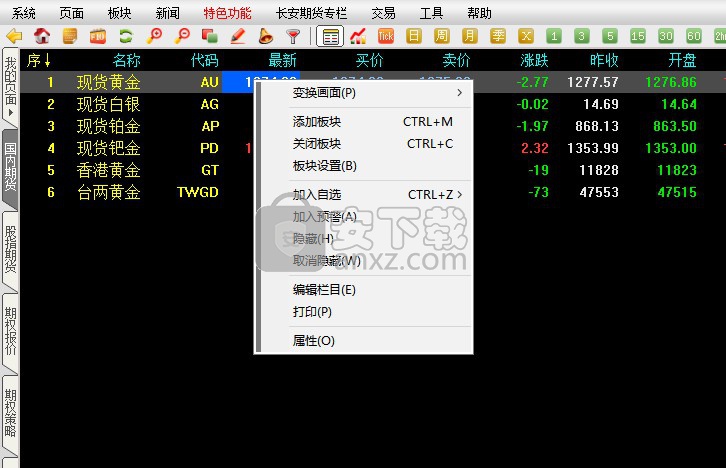 长安期货博易大师
