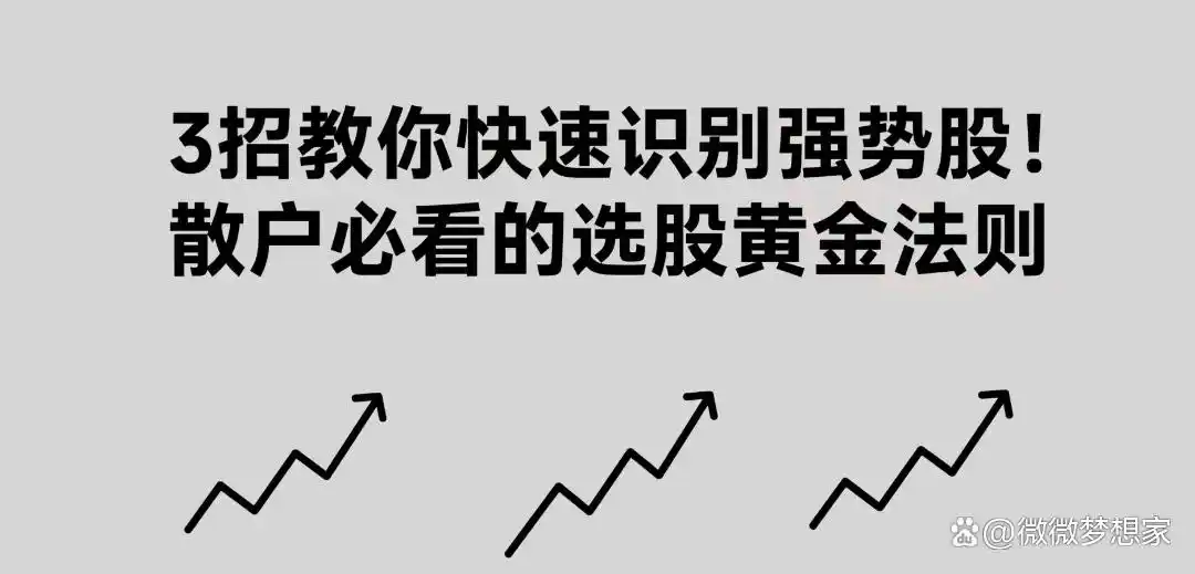 股票选股高级技巧_强势股识别技巧_散户选股黄金法则