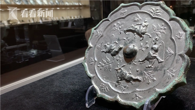 唐代铜镜工艺_铜镜拍卖成交价_海兽葡萄镜