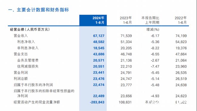 民生银行 分红比例_民生银行2024年业绩报告_民生银行营收净利润双降