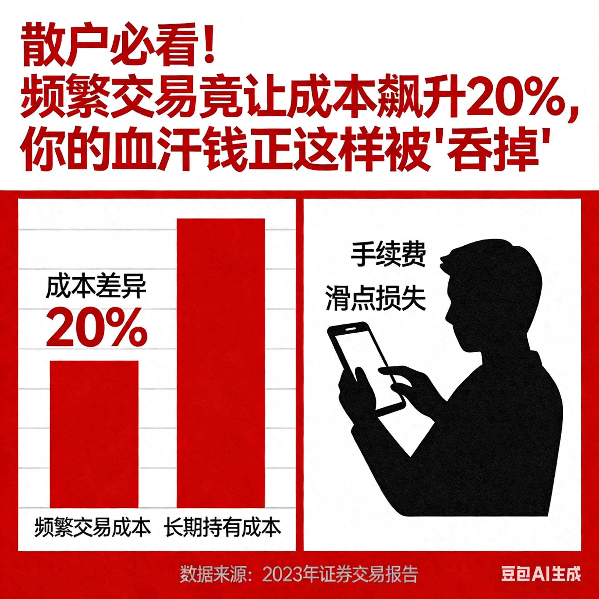 散户炒股频繁交易成本高，少折腾才能多赚钱