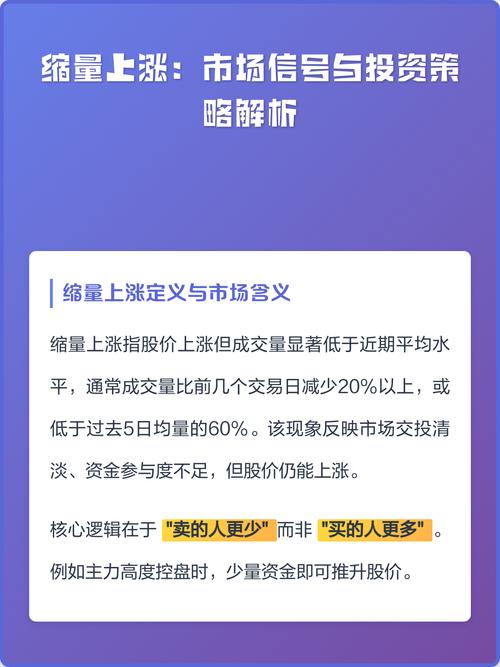 上涨缩量与下跌缩量的情况分析及投资策略建议